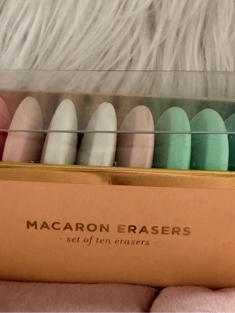 Elum Designs Macaron Erasers - Set of Ten